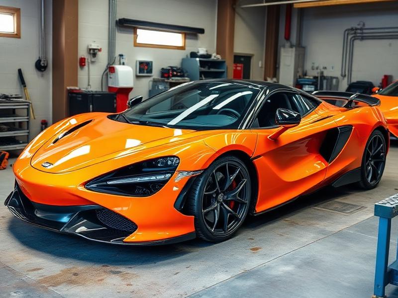 McLaren 720S before restoration
